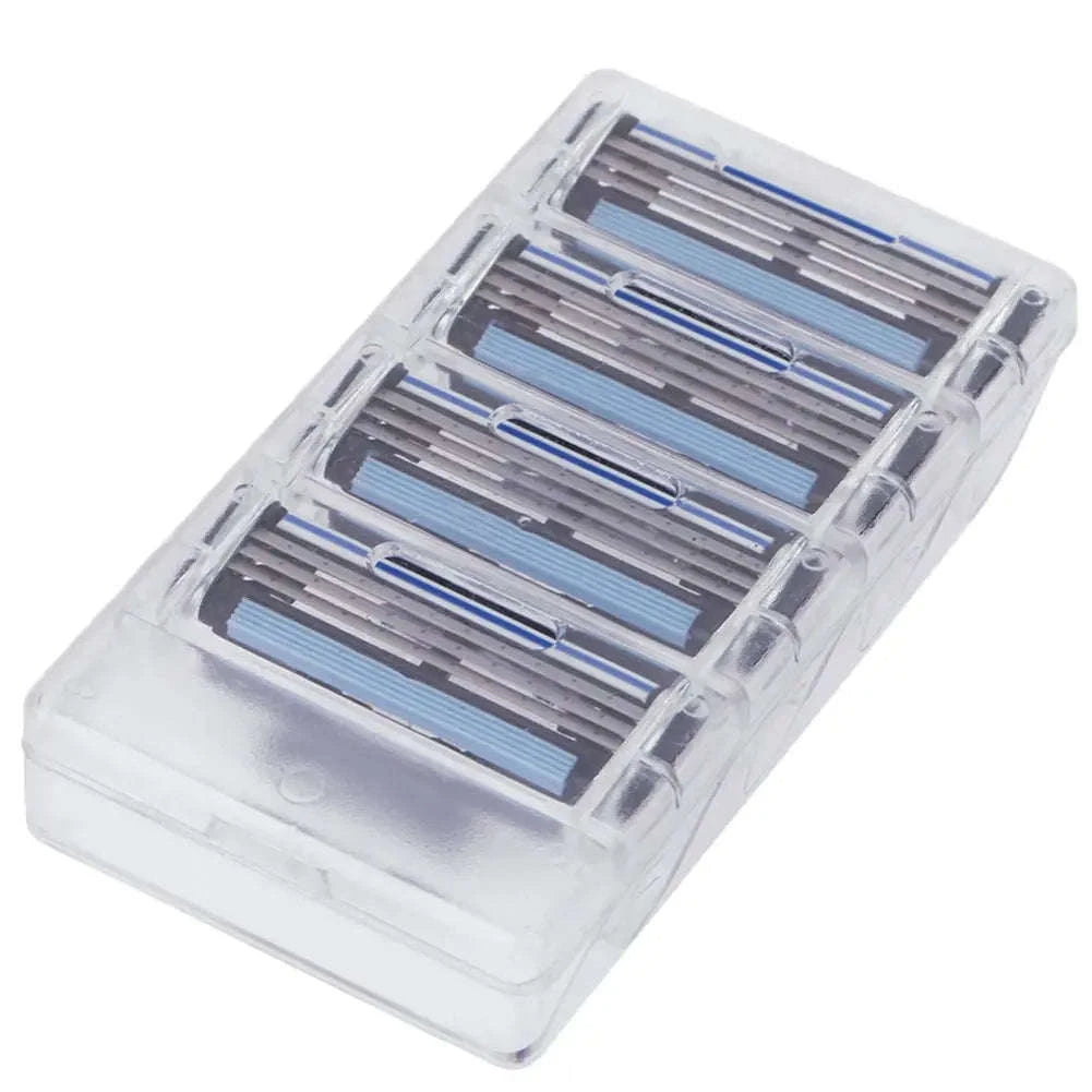Mach 3 Razor Blade Replacement Heads – Smooth, Comfortable Shaving Performance-12PCS