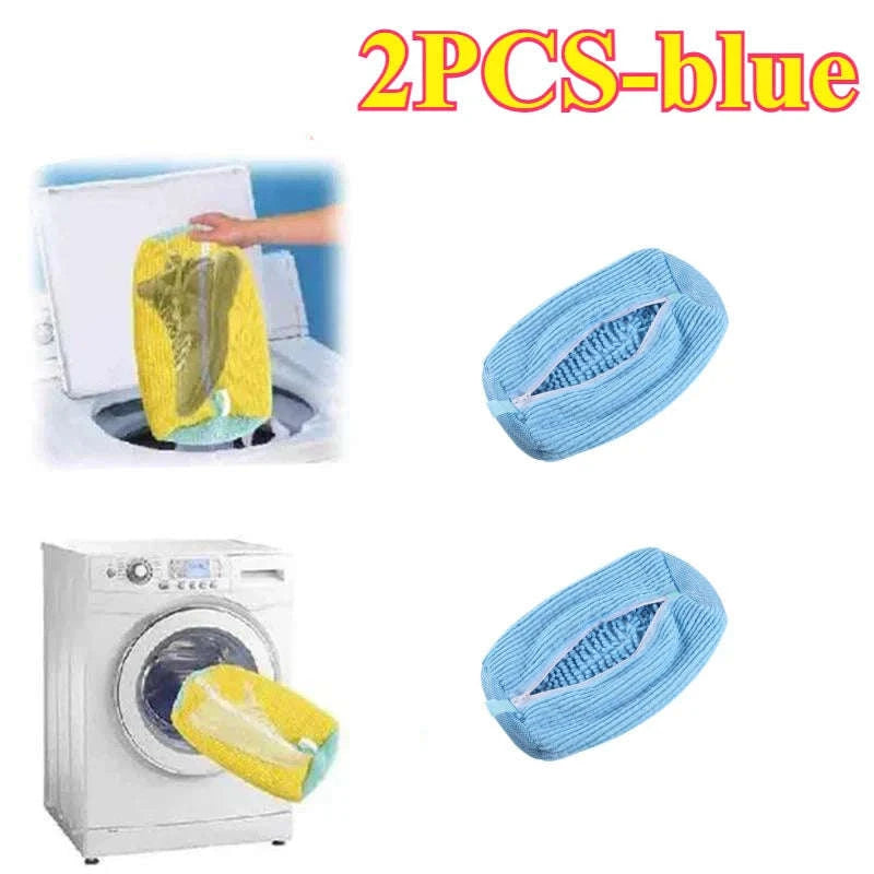 Machine Washable Shoe Laundry Bag for Washing & Drying-1PCS-blue