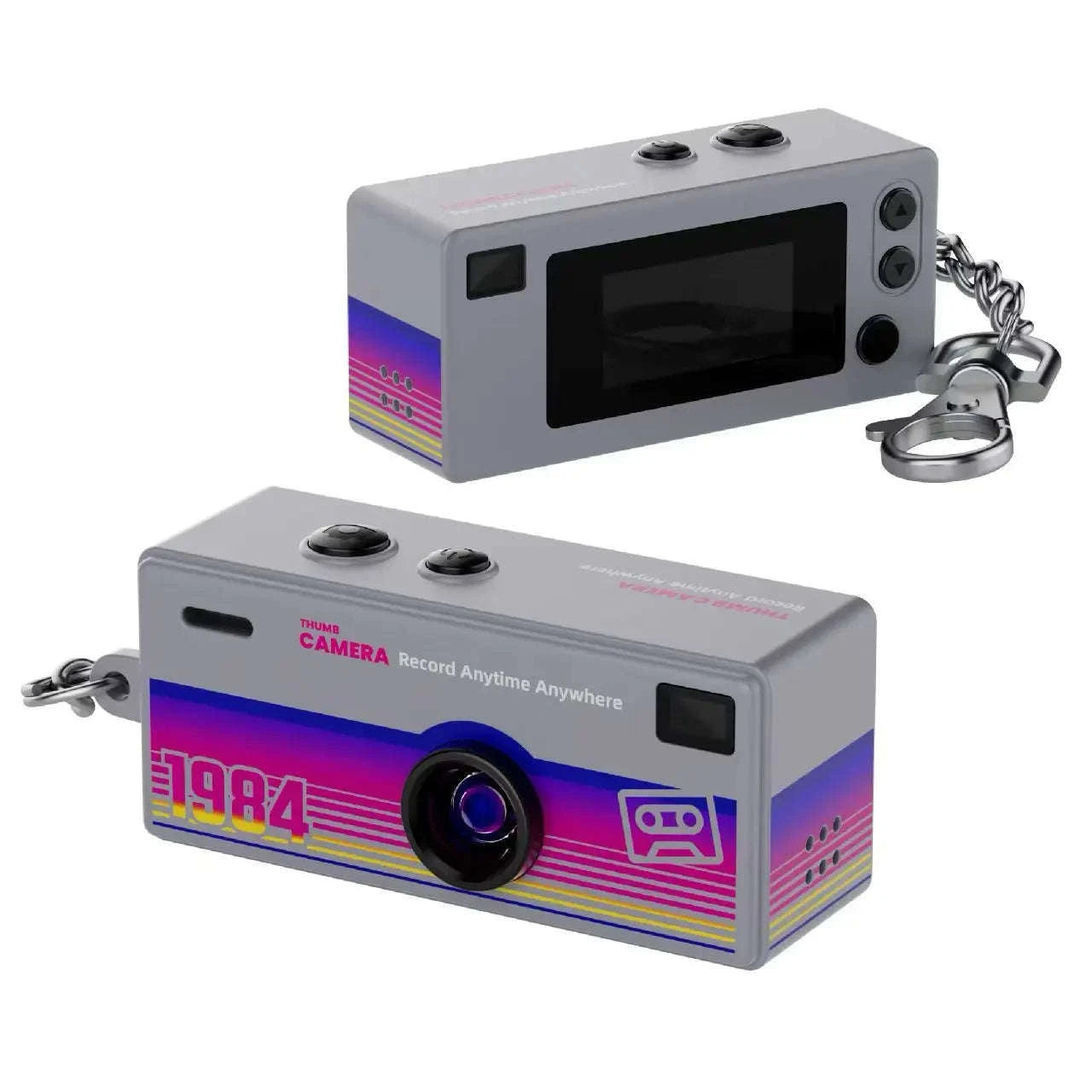 Magecam Thumb Keychain Camera — 1080P Mini Action Cam-Yellow / No TF card