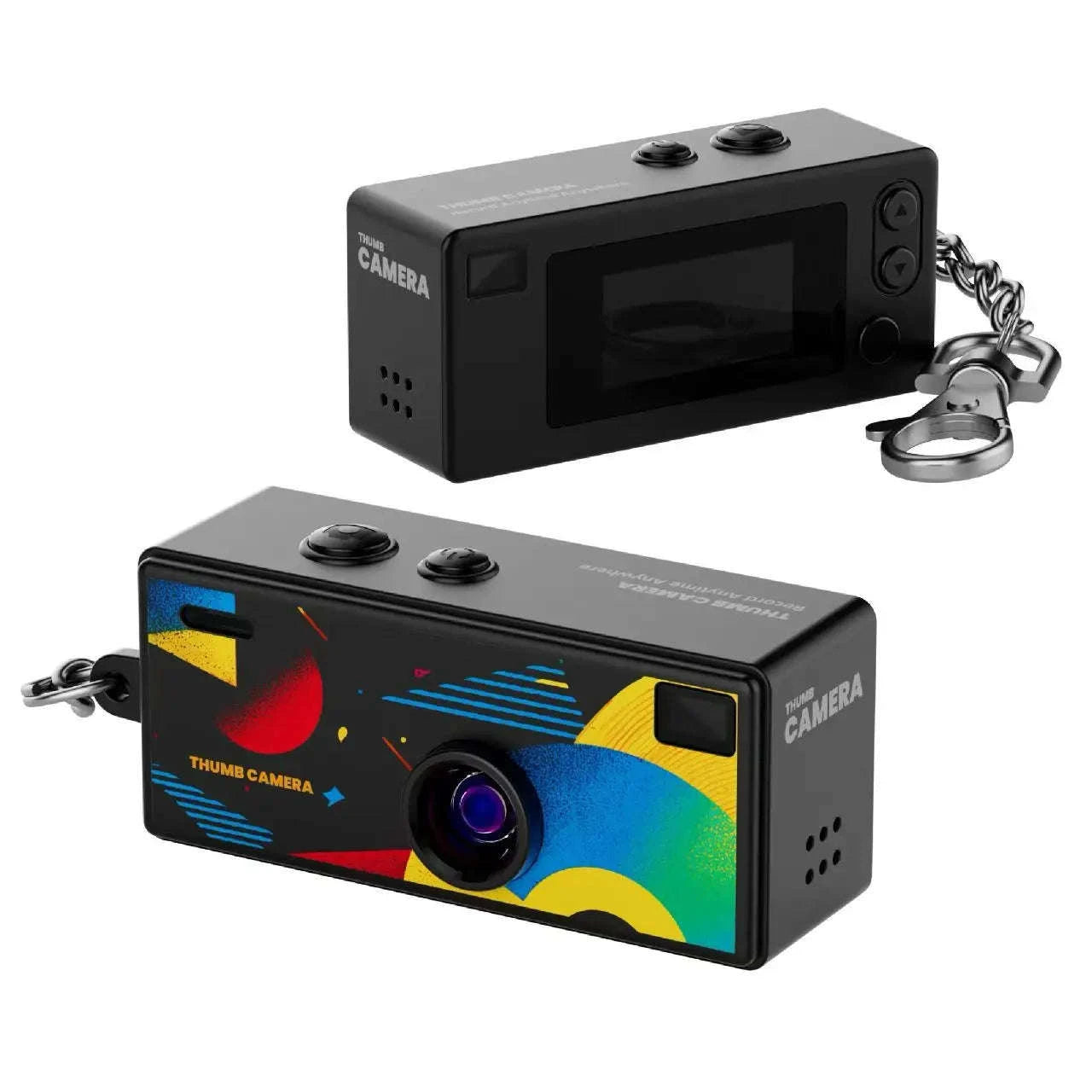 Magecam Thumb Keychain Camera — 1080P Mini Action Cam-Yellow / No TF card