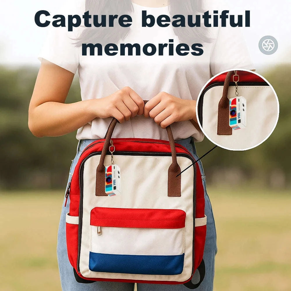 Magecam Thumb Keychain Camera — 1080P Mini Action Cam-Yellow / No TF card