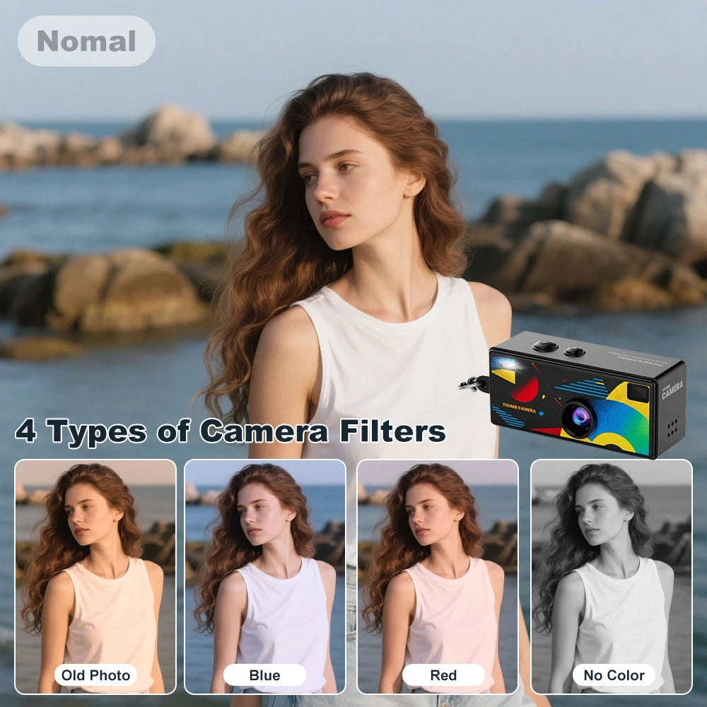 Magecam Thumb Keychain Camera — 1080P Mini Action Cam-Yellow / No TF card