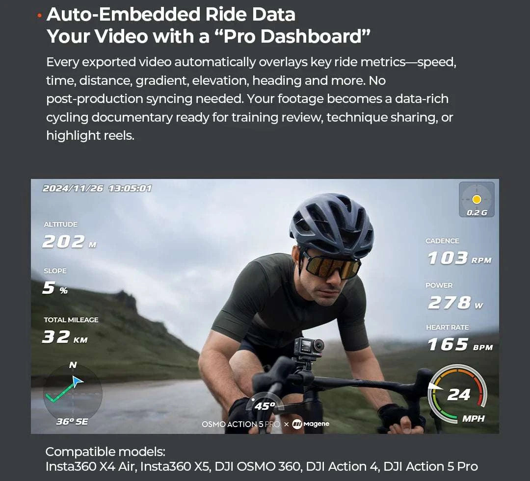 Magene C606V2 GPS Bike Computer with 2.8" Touchscreen Navigation-C606V2 / United States