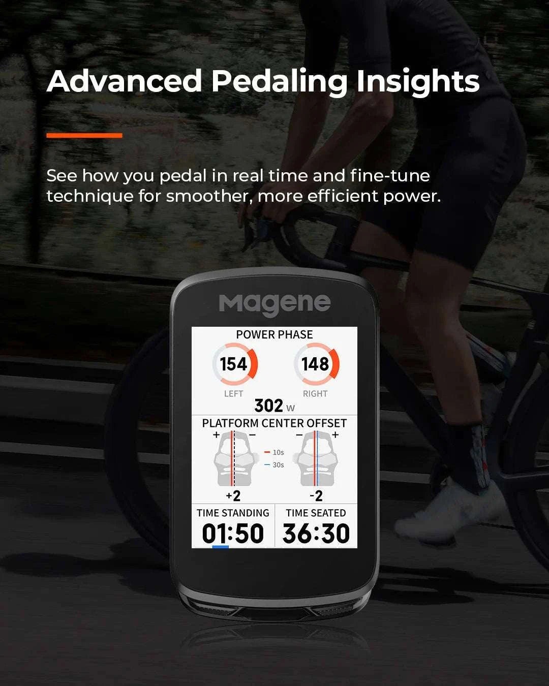 Magene C606V2 GPS Bike Computer with 2.8" Touchscreen Navigation-C606V2 / United States