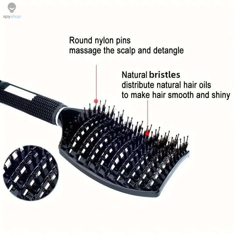 Magic Scalp Massage Hair Brush – Gentle Detangling & Invigorating Scalp Care-All Blue