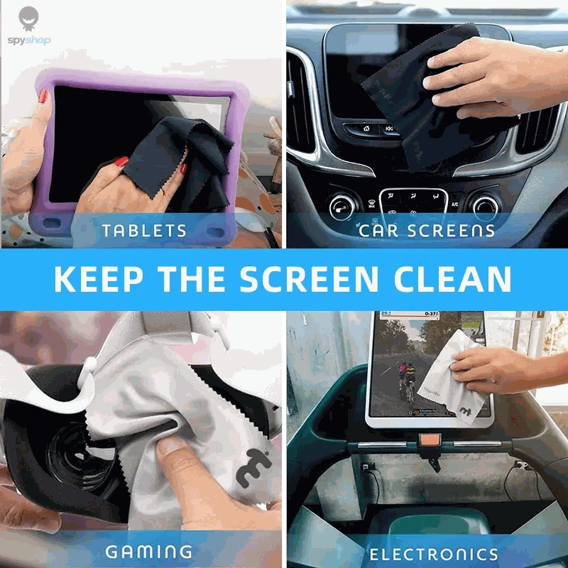MagiicFiber Microfiber Cleaning Cloths – Streak‑Free Care for Screens, Lenses and Glass-30 PACK