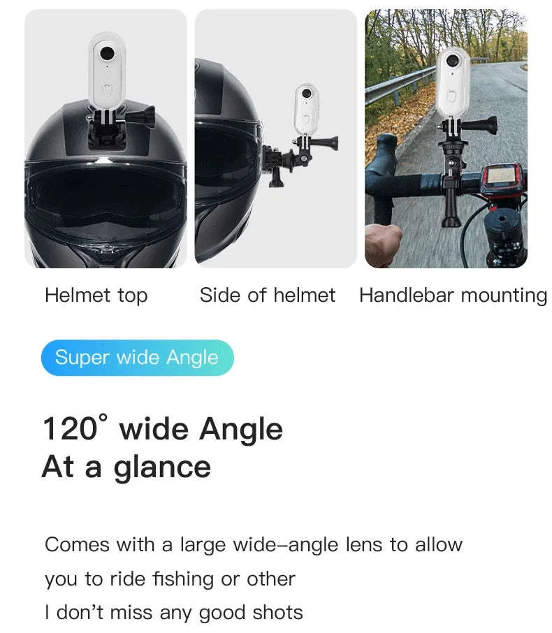 Magnetic 4K Mini Action Camera with WiFi and Waterproof Case-UHD Pro 4K (White) / NO TF Card / China Mainland