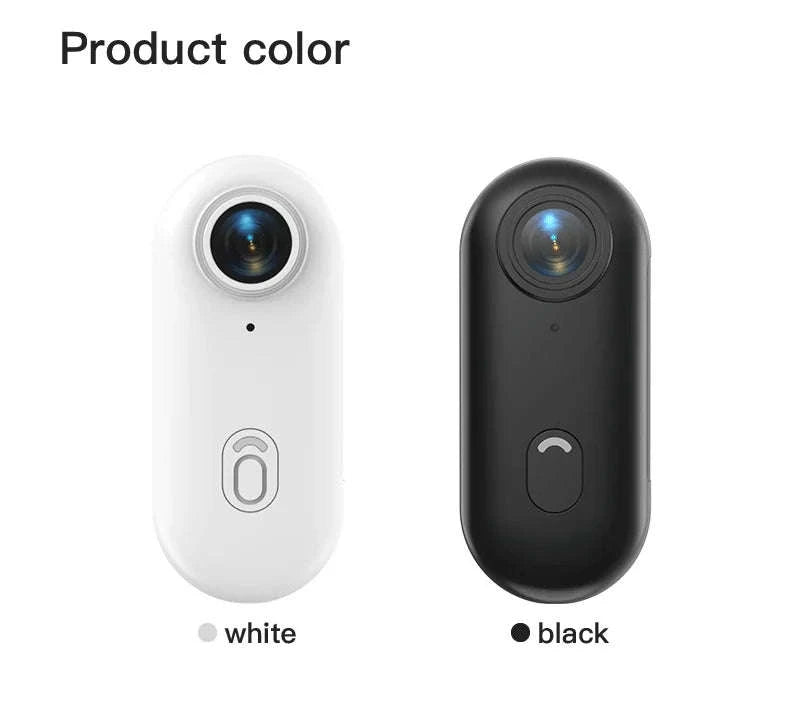 Magnetic 4K Mini Action Camera with WiFi and Waterproof Case-UHD Pro 4K (White) / NO TF Card / China Mainland