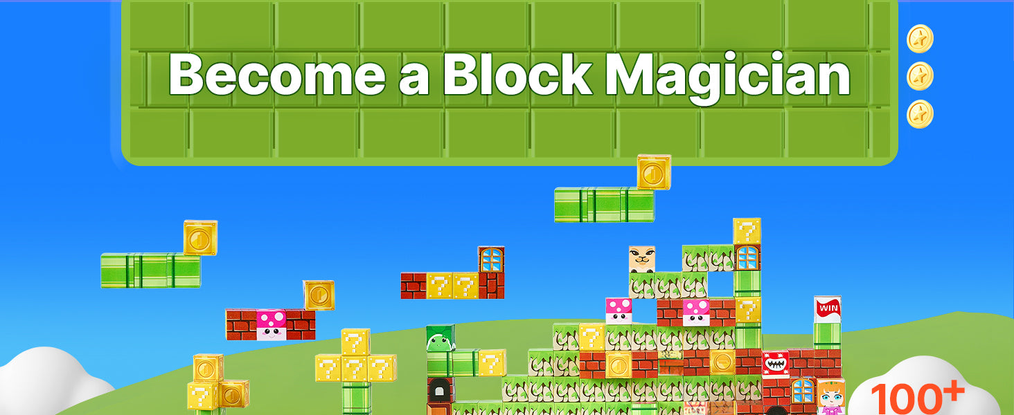 100PCS Magnetic Building Blocks Set for Creative STEM Play