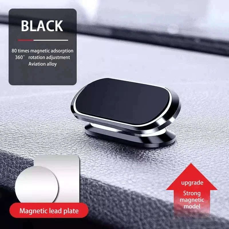 Magnetic Car Phone Holder 360-Degree Rotation-Black