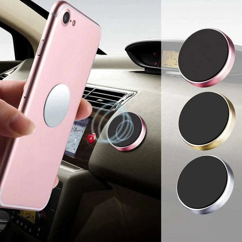 Magnetic Car Phone Holder for Easy Dashboard Mounting-2Pcs Black