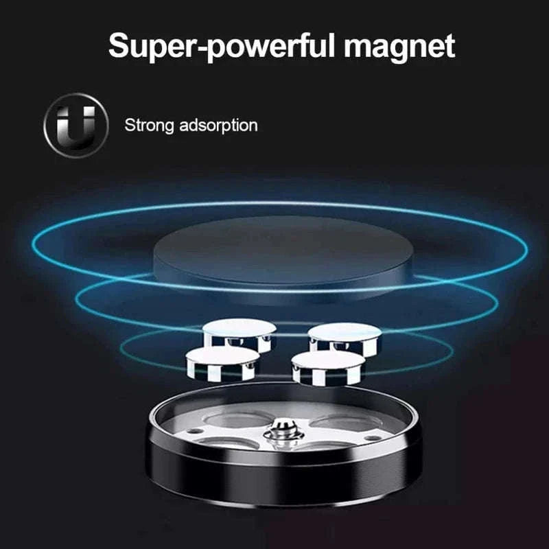 Magnetic Car Phone Holder for Easy Dashboard Mounting-2Pcs Black