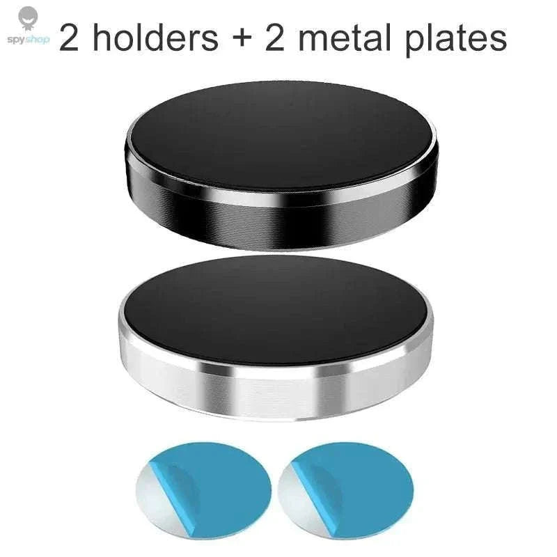 Magnetic Car Phone Holder with Strong Grip and 360° Option-2pcs Black