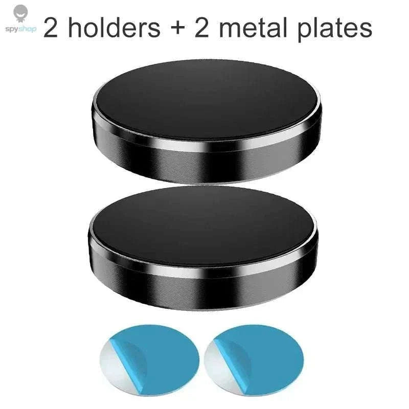 Magnetic Car Phone Holder with Strong Grip and 360° Option-2pcs Black