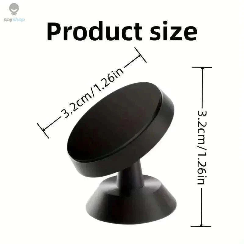 Magnetic Car Phone Holder with Strong Grip and 360° Option-2pcs Black