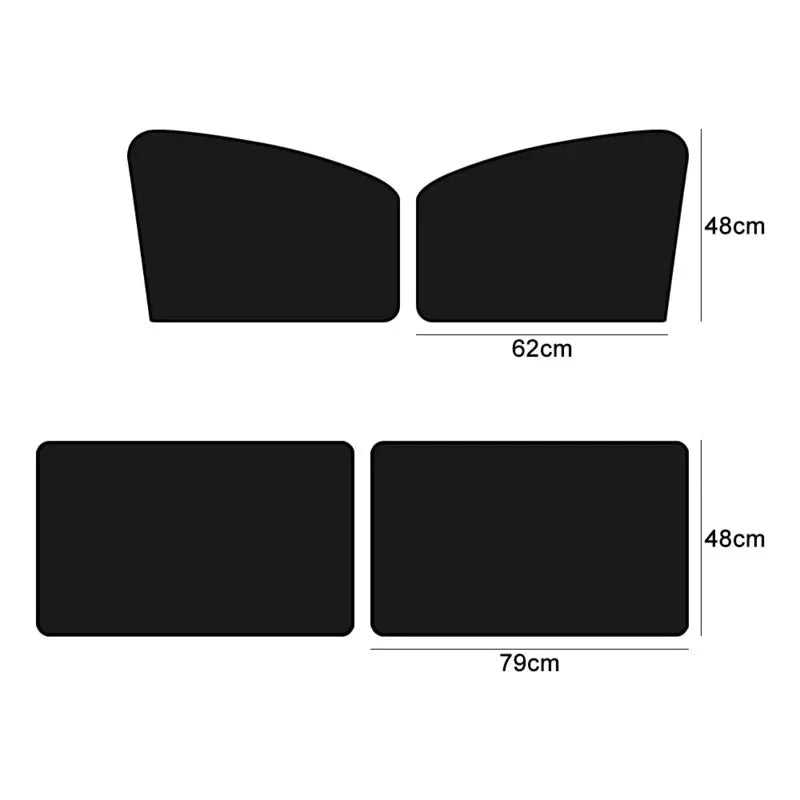 Magnetic Car Sunshade UV Protection Curtain-1Pcs Rear Window