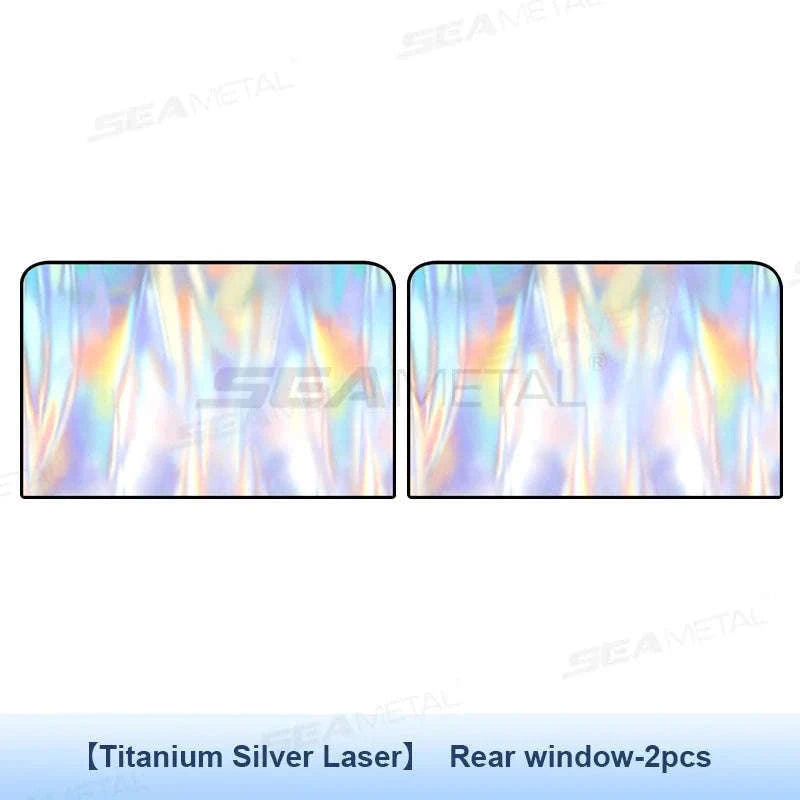Magnetic Car Window Sun Shade Privacy Curtain-Rear 2Pcs