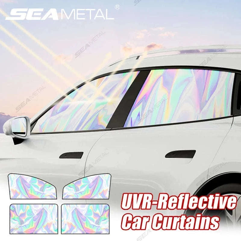 Magnetic Car Window Sun Shade Privacy Curtain-Rear 2Pcs