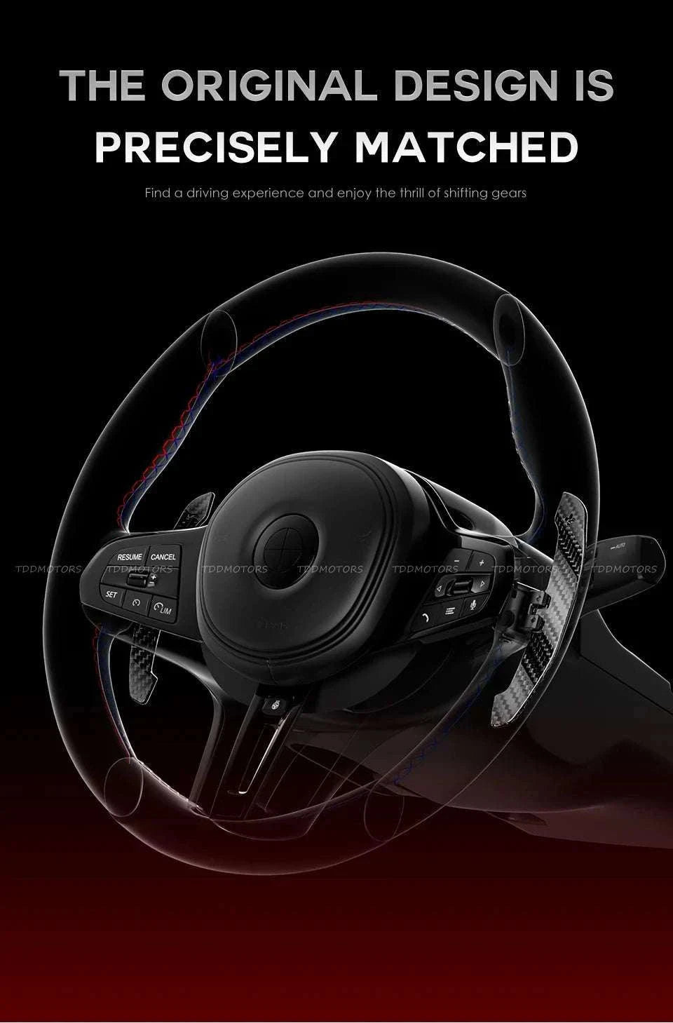 Magnetic Carbon Fiber Paddle Shifters for Mini & BMW Models-Type 3 Paddles Only