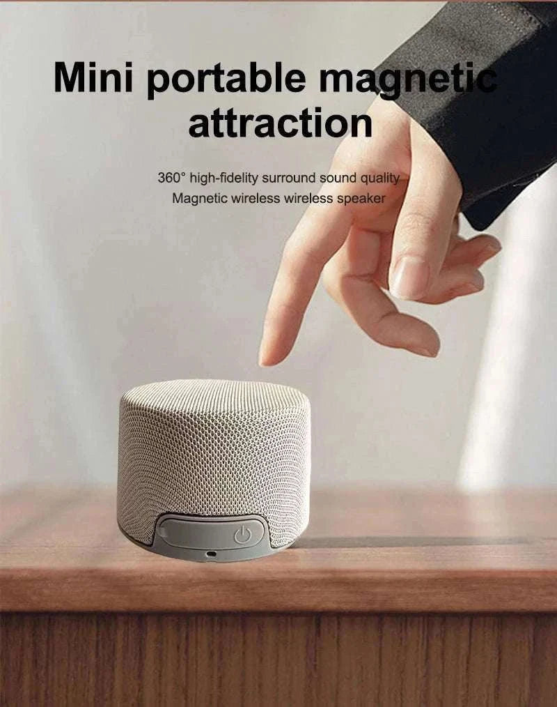 Magnetic Clip-On Phone Speaker with Wireless Audio & Extra Bass-black / Speaker