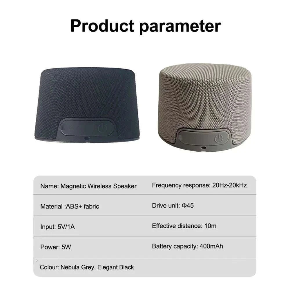 Magnetic Clip-On Phone Speaker with Wireless Audio & Extra Bass-