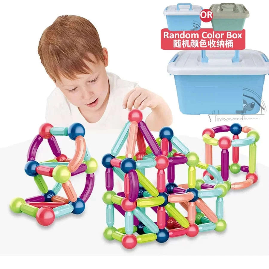 Magnetic Constructor Blocks Set for Kids-36pc without box