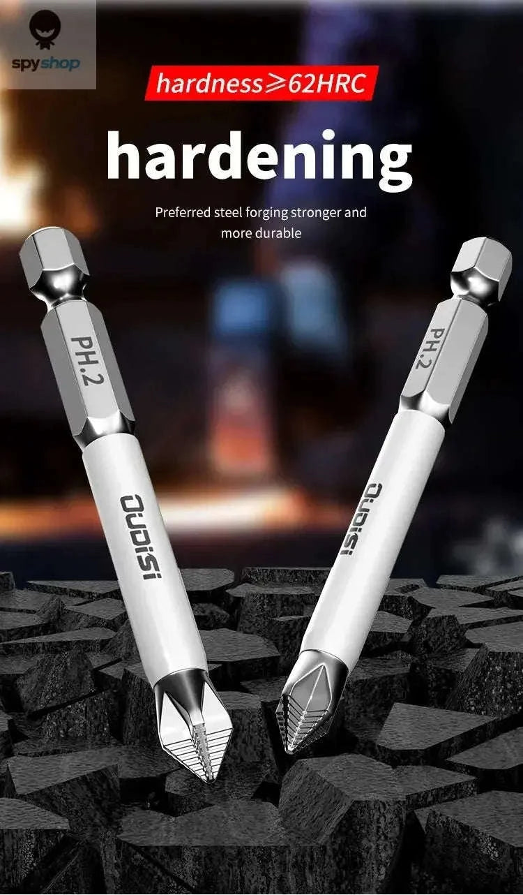 Magnetic Cross Screwdriver Bit Set – Durable S2 Steel Precision Bits-6Pcs