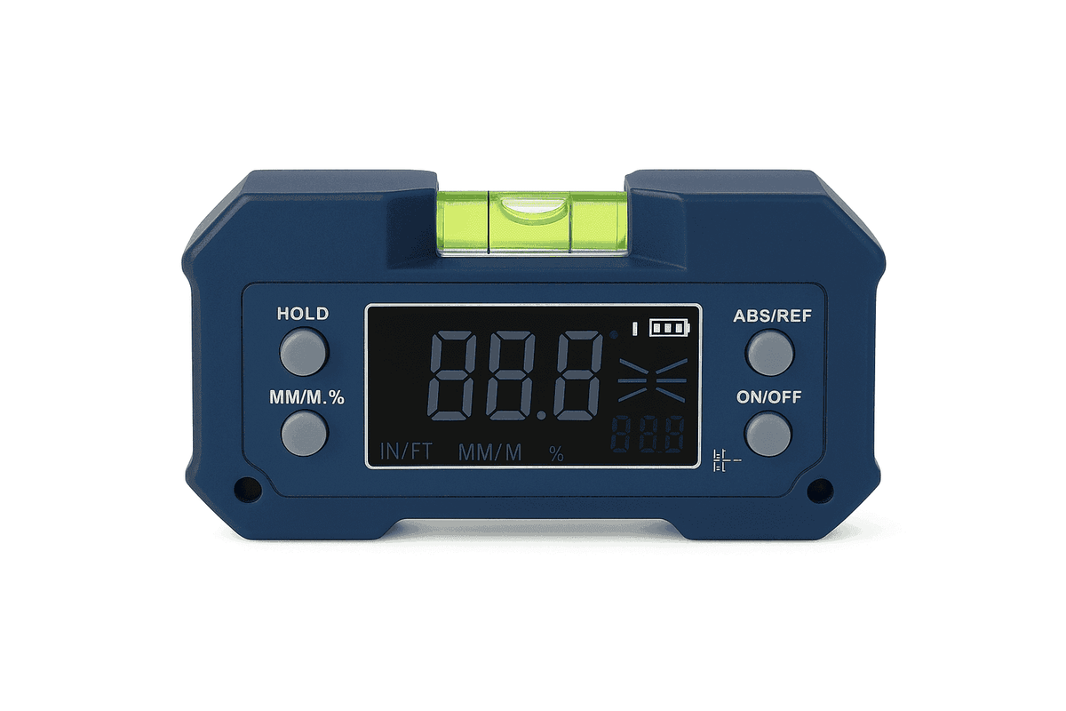 Magnetic Digital Angle Finder Inclinometer with Backlit Display-No Wireless