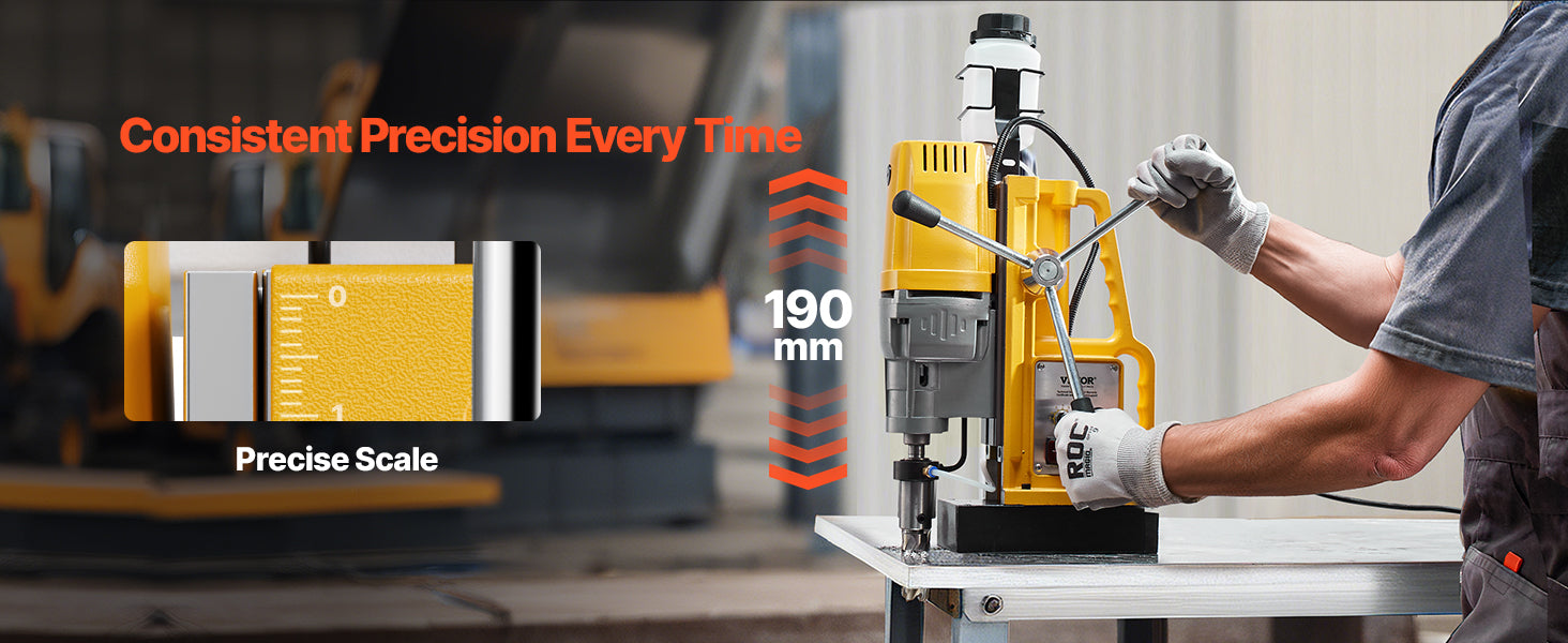 Magnetic Drill Press 1400W Core Drill 50mm Boring Capacity