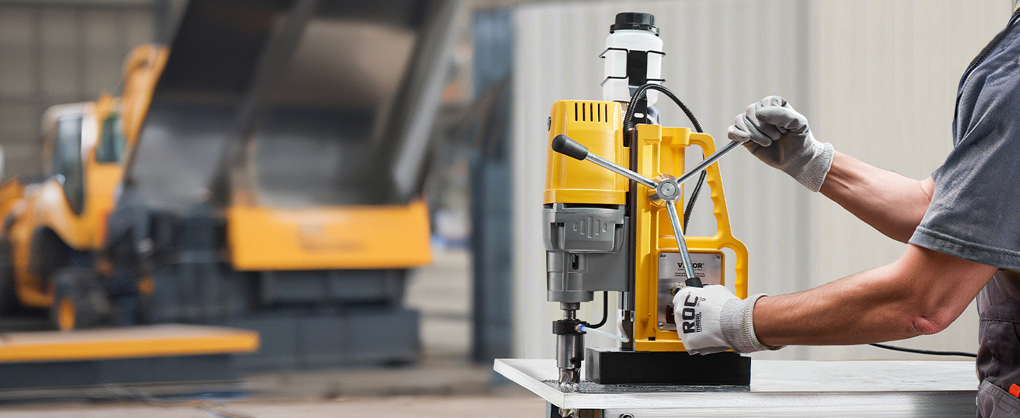 Magnetic Drill Press 1400W Core Drill 50mm Boring Capacity