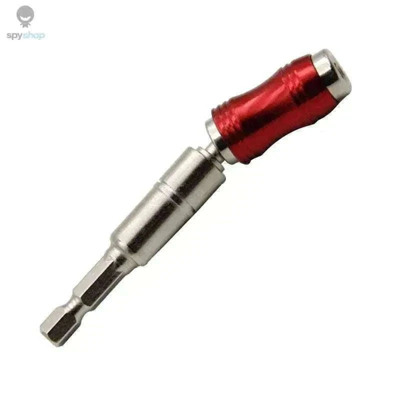 Magnetic Drill Bit Holder with 20° Pivot for Tight Spaces-Black
