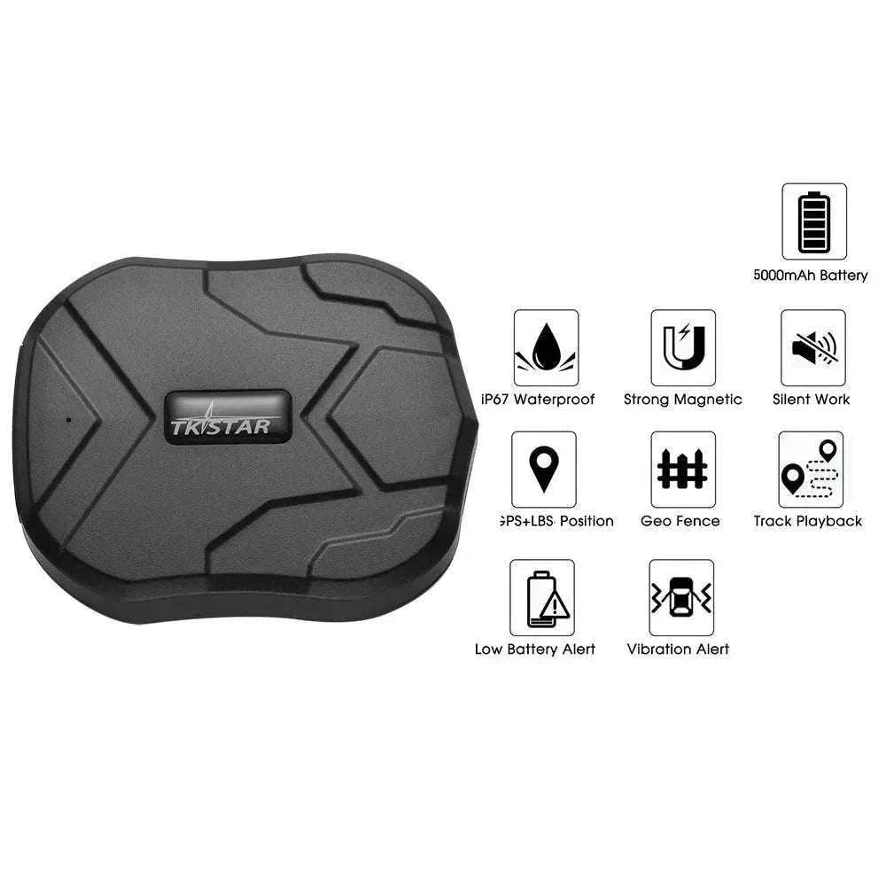 Magnetic GPS Car Tracker TK905 with 4G, 5000mAh & App Tracking-2G No Box Charger