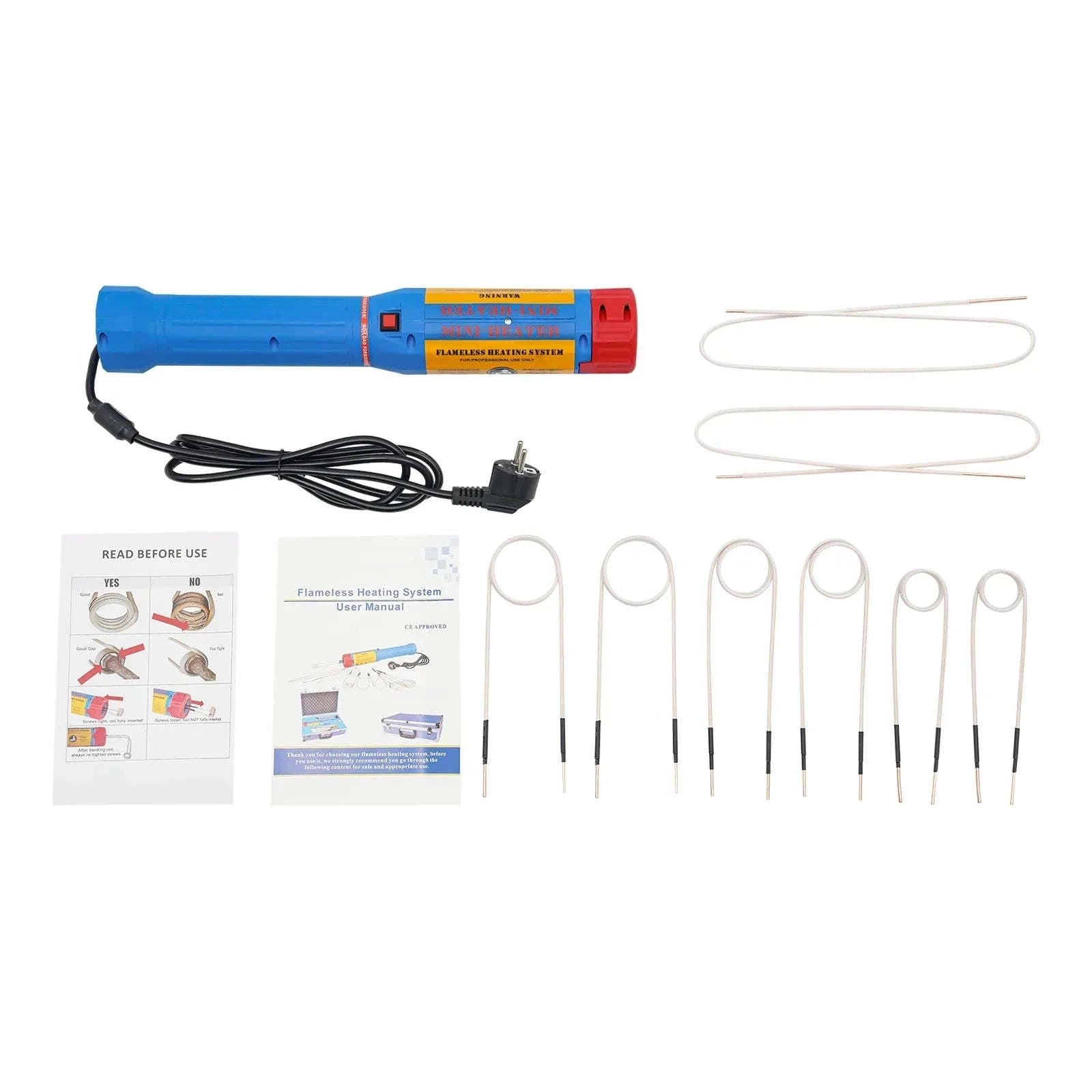 Magnetic Induction Heater Kit for Fast Bolt and Screw Removal-Blue / GERMANY
