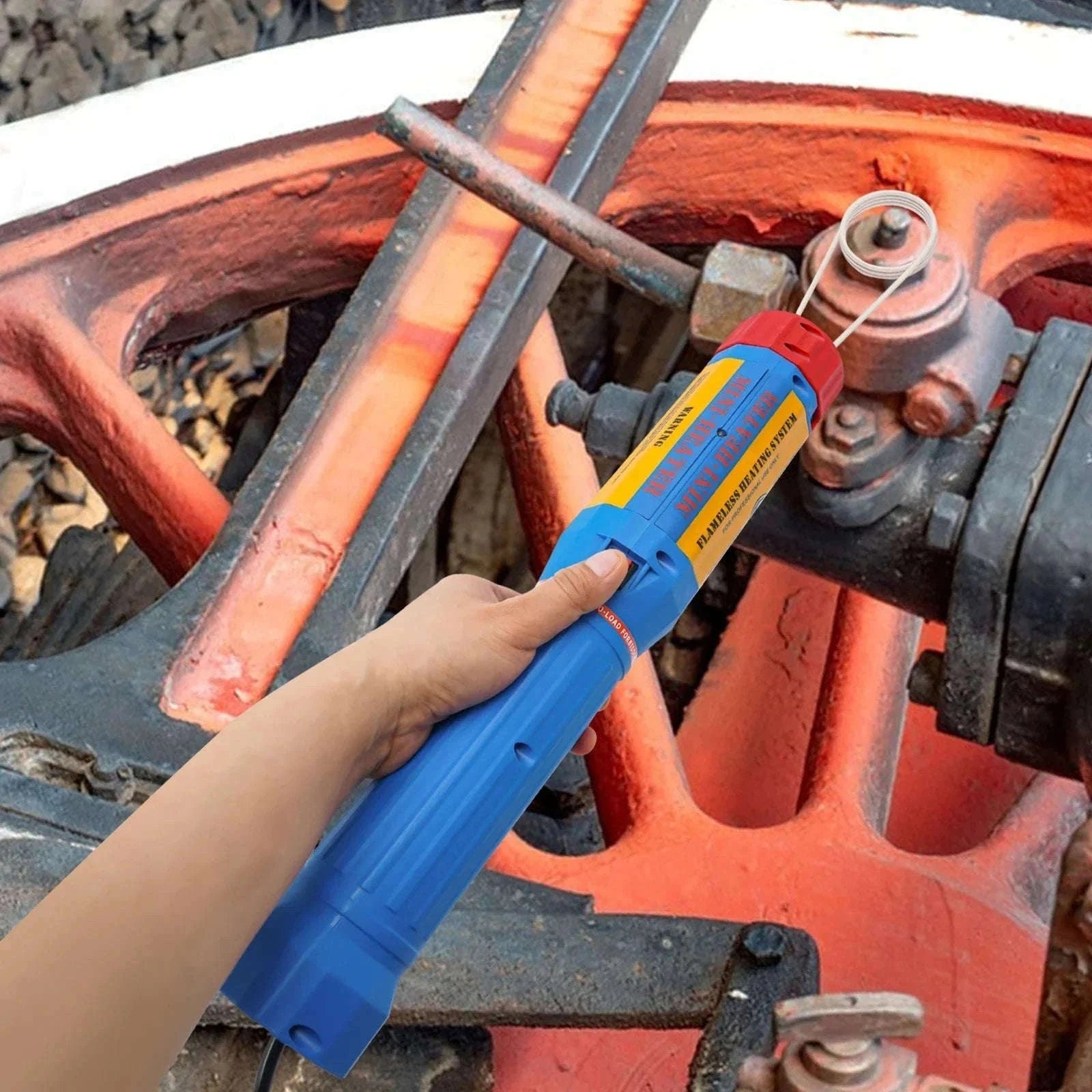 Magnetic Induction Heater Kit for Fast Bolt Removal-Blue / GERMANY