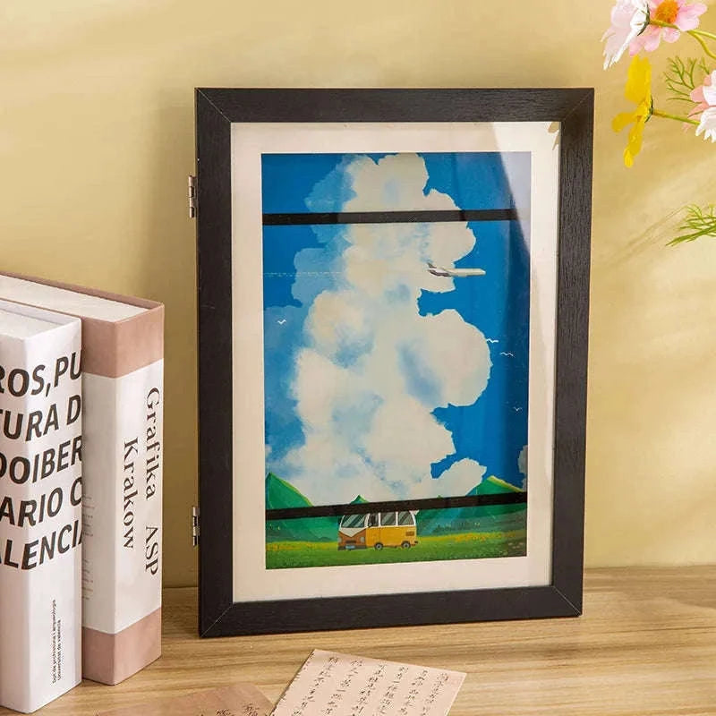 Magnetic Kids Art Frame for Photos, Drawings and Posters-white G3288A