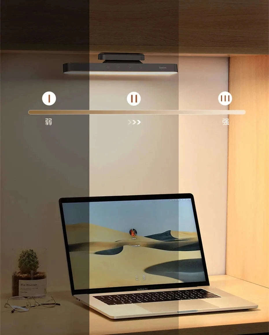 Magnetic LED Night Light with Stepless Dimming & 24H Battery-No adapter