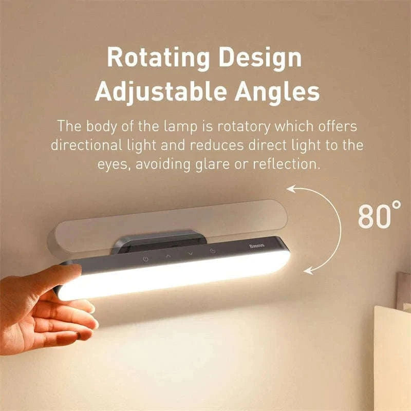 Magnetic LED Night Light with Stepless Dimming & 24H Battery-No adapter