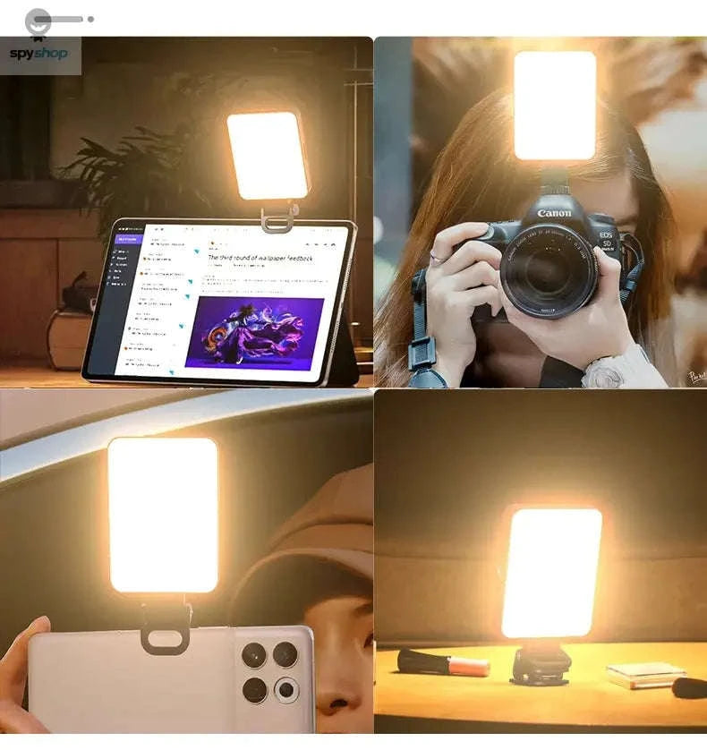 Magnetic Mini LED Ring Light Selfie Light-with Shoe Mount