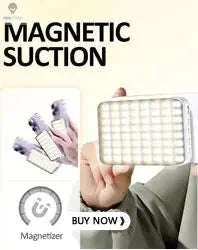 Magnetic Mini LED Ring Light Selfie Light-with Shoe Mount