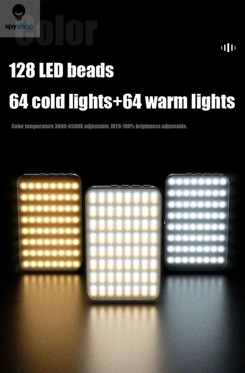 Magnetic Mini LED Ring Light Selfie Light-with Shoe Mount