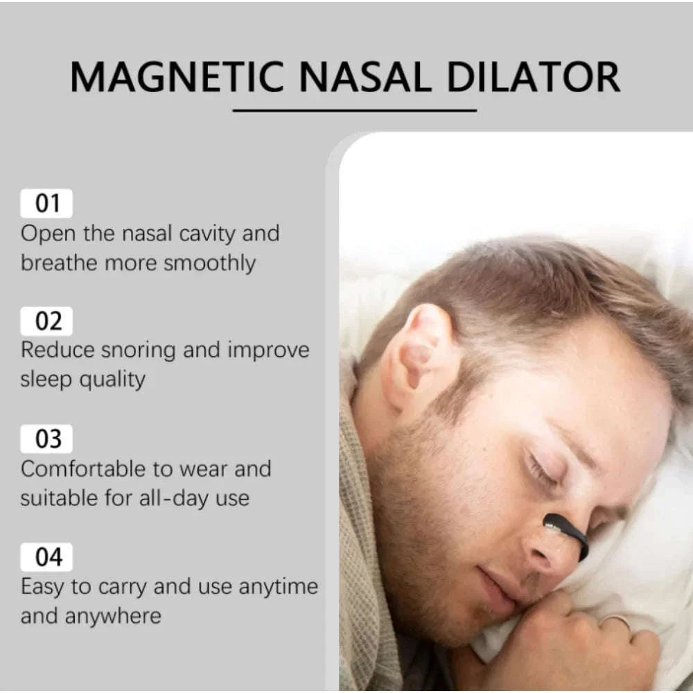 Magnetic Nasal Strip Kit for Easier Breathing and Snore Reduction-United States / 30PCS