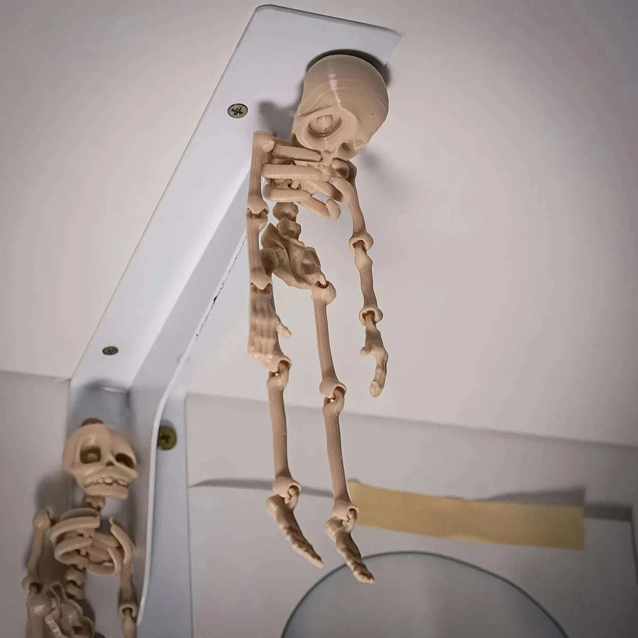 Magnetic Poseable Skull Fridge Magnet – Quirky Home & Kitchen Decor-1Pc style1-1 / China Mainland