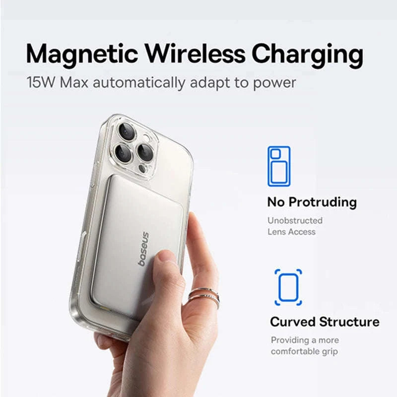 Magnetic Power Bank 5000mAh/10000mAh PD 20W/27W Card-Sized-Pink / 5000mAh / China Mainland
