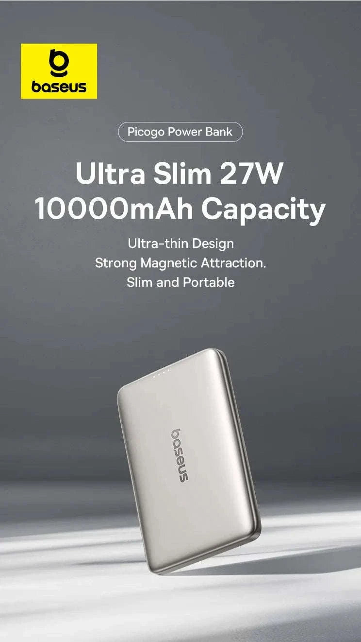 Magnetic Power Bank 5000mAh/10000mAh PD 20W/27W Card-Sized-Pink / 5000mAh / China Mainland