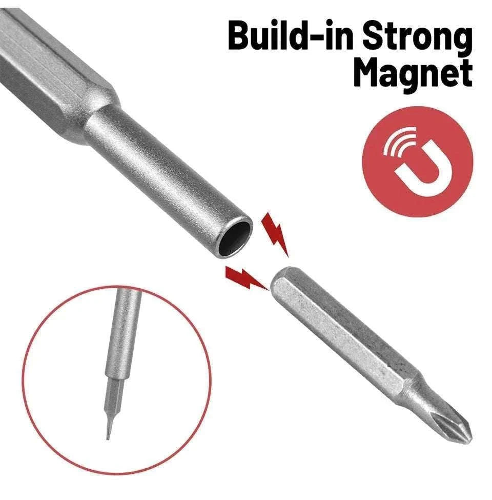 Magnetic Precision Screwdriver Set for Phone and PC Repair-25 pcs / China Mainland