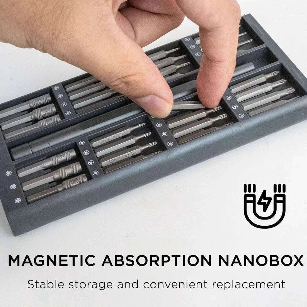 Magnetic Precision Screwdriver Set for Phone and PC Repair-25 pcs / China Mainland