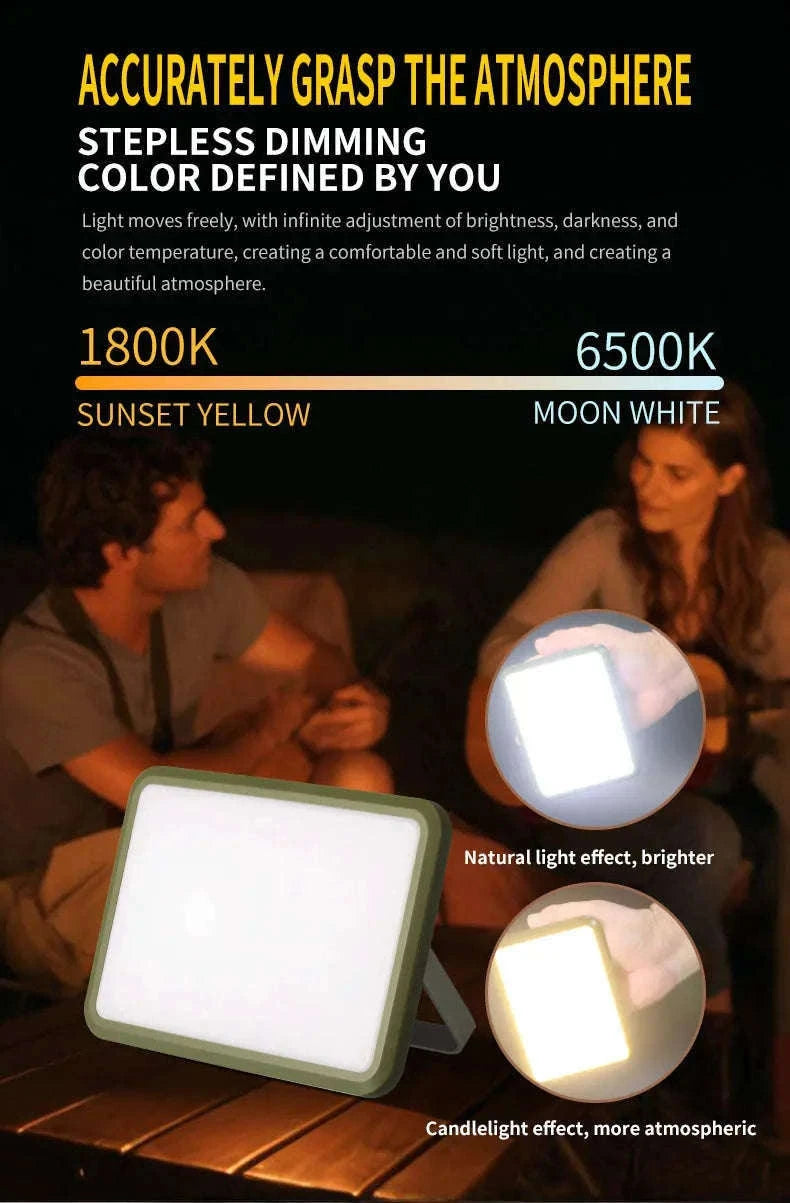 Magnetic Rechargeable LED Camping Light-W505 gray