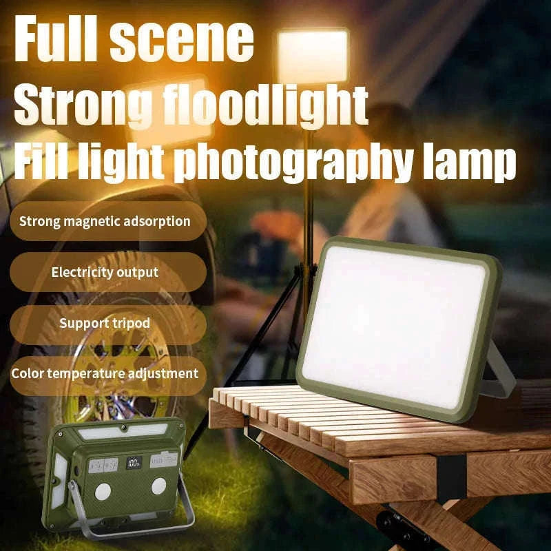 Magnetic Rechargeable LED Camping Light-W505 gray