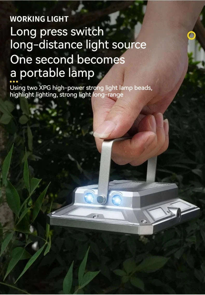Magnetic Rechargeable LED Camping Light-W505 gray