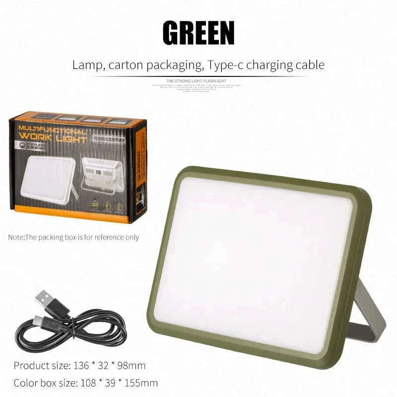 Magnetic Rechargeable LED Camping Light-W505 gray